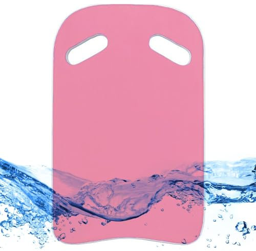 Swimming Kickboard, Foam Swimming Board, Swimming Training Kickboards With Handles, for Swimming Exercises And Training, for Adults, Children, Swimming Beginner, pink