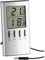 TFA Dostmann Digitales Innen-Außen-Thermometer, Außentemperatur, Innentemperatur, ideal auch für Gefriergerät/Aquarium, 30.1027, Silber-grau