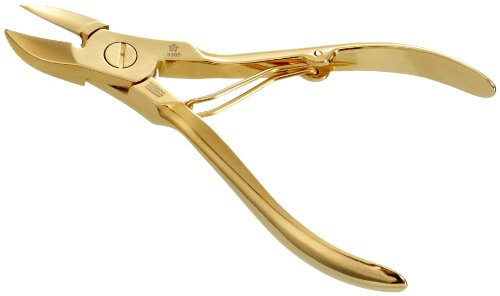 Pfeilring Nagelzange, 11 cm, vergoldet