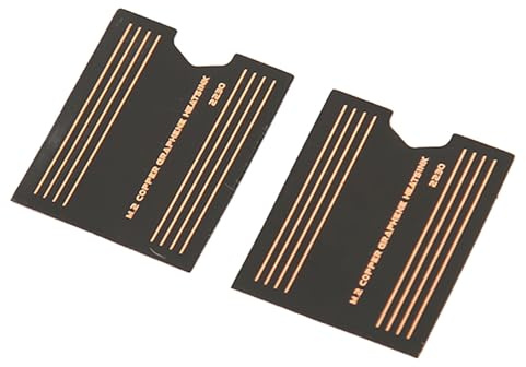 Dissipatore M.2 NVME SSD 2230 con Rivestimento Grafene e Rame, Copertura Completa Radiatore per Laptop PC a Stato Solido con Eccellente Conducibilità Termica