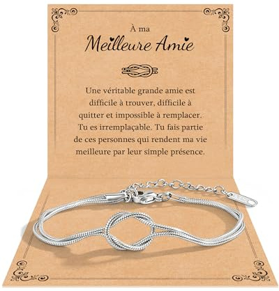 CheersLife Cadeau Meilleure Amie Bracelet Amitié Femme
