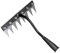 WOMGF Estrattore di Erbacce 8 Denti Estirpatore Manuale Strumento per Diserbo da Giardino