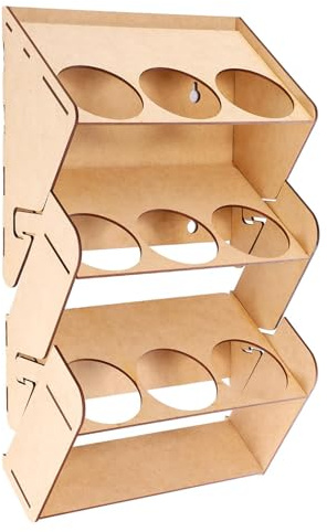 Kustimantu Support pour pots de peinture en spray - Organisateur De Canettes De Spray En Bois - Organisateur De 3 Niveaux Pour Atelier Et Artisanat Peinture Graffiti Modélisme