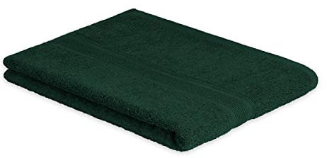EXKLUSIV HEIMTEXTIL Frottier Handtücher Duschtuch 70 x 140 cm Dunkelgrün 500 g