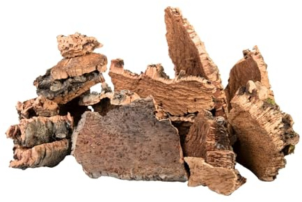 Moranduzzo – 1 kg di Sughero Naturale a Pezzi – Accessori e Materiali per Realizzare Un Presepe Tradizionale Fai da Te, Eleganti Composizioni Botaniche, per Terrario – Artigianato Made in Italy