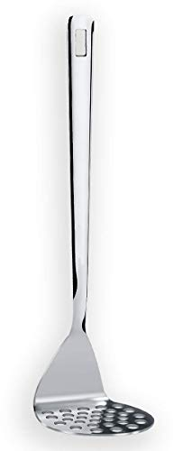 Berglander Schiacciapatate in acciaio inossidabile, schiacciapatate in metallo resistente, schiacciapatate, utensile per schiacciare gli alimenti, lavabile in lavastoviglie