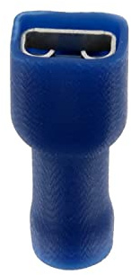 Restagraf - Capocorda isolata Femmina Rinforzata - per Fili elettrici da 1 a 2,5 mm² - Dimensione 6,35 x 0,8 mm - crimpatura Semplice e Solida - RIF. 306910 - Confezione da 50