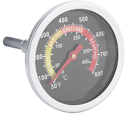 Tbest Termometro,Termometro per Griglia Weber,Termometro per Barbecue,Termometro per Griglia,Termometro per Griglia Digitale 50~800 ℉ Termometro per Barbecue in Acciaio Inossidabile