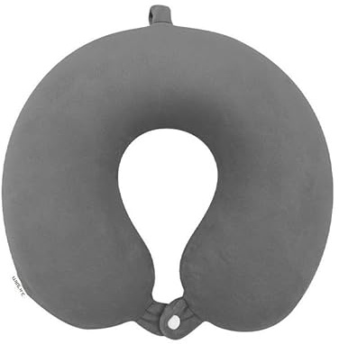 WINLIFE Memory Foam Nackenkissen Stützkissen luxuriöses kompaktes Schlafrestkissen (Anthrazit)