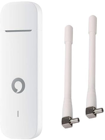 Unlocked K5161H 4G USB Dongle (White). Super-Fast Qualcomm 150Mbps Speed. Internet on the move. Works with any Network Sim Card Worldwide + 2 x Antennas