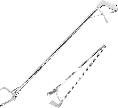 Lengxue Schlangenfänger, 120 cm, schwer, Schlangenklemme, Aalfänger, Müllklemme