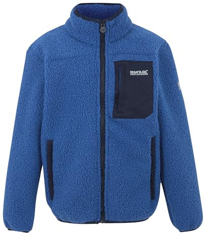 Regatta Kids Frankie Full Zip Warm Fleece Borg Insulated Winter Layer Jacket Top