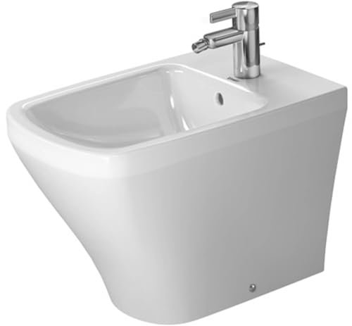 Duravit DuraStyle Stand-Bidet mit Überlauf, Befestigung inklusive 370 x 570mm, weiß mit Wondergliss