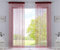 Gardinenbox 20303CN2 - Juego de 2 Cortinas de Hilos (250 x 140 cm), Color Rojo