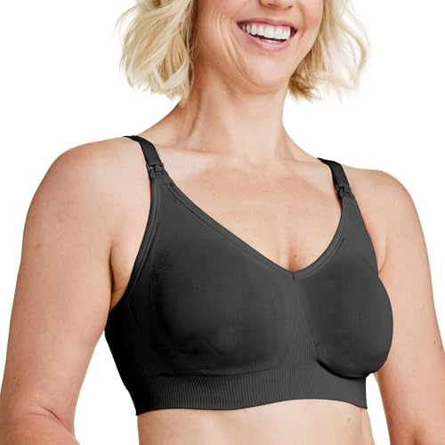 Bravado Designs Reggiseni per allattamento al seno, reggiseni senza fili in seta senza cuciture per donne, reggiseno premaman a copertura completa, X-Large di più
