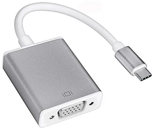 Bincolo USB C to VGA Adapter, 1920x1200 Resolution, Plug & Play, Compatible with Mac OS, Windows, Chromebook, iPad Pro, Surface Book 2, HP Elitebook, Acer Switch Alpha 1