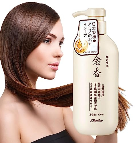 Japanisches Shampoo - Pflegendes Kopfhaut- -Shampoo Japan-Shampoo | 300 ml Shampoo Japanisches Kirschblüten-Shampoo gegen Haarausfall und Schuppenentfernung (shampoo)