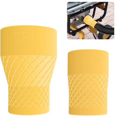 TPU Flexible Material Miter Saw Vacuum Adapter, Universal Quick Connect Dust Hose Compatible with Miter Saws, Table Saws, Sanders and Shop Vac Accessories (Fits DWV9000, DWE7491RS, DWS779)