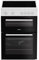Indesit 60cm Freestanding Electric Cooker with Ceramic Hob, Twin Cavity Fan Oven & Grill – White – A Energy Rated
