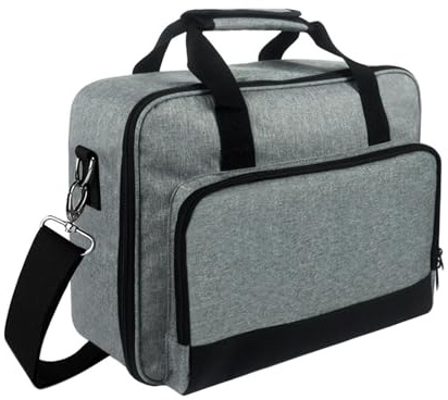 QUXVUIS Custodia per videoproiettore portatile, resistente e impermeabile, con tracolla regolabile, custodia protettiva per proiettore