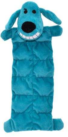 MULTIPET 30,5 cm Squeaker Tappetino Morbido Peluche Cane con 13 Squeakers, i Colori Possono variare