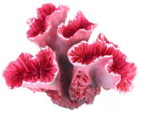 UEETEK Korallen rosa für Aquarium Dekoration