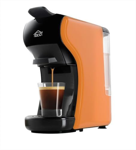 Macchina da caffè DCG, macchina da caffè multi-capsula 5 in 1, macchina caffè espresso, compatibile con cialde DG/Nes/ESE/caffè macinato, arresto automatico, caffè caldo e freddo,ES6517