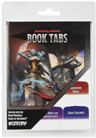Onglets de livre D&D : Bigby présente : la gloire des géants
