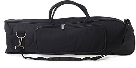 HUAOSN Sac de Trompette, Sac de Concert de Trompette en Tissu Oxford, Sac de Rangement pour Instrument À Vent Portable Léger, Imperméable, Doux et Anti Rayures, Conception À Double Fermeture À Glissiè