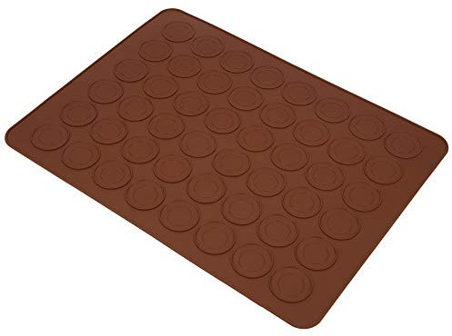aqxreight Bandeja para Hornear Macarrones de Silicona, Estera Antiadherente, Accesorio de Cocina DIY para Pastelería Casera, Tienda de Postres