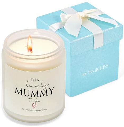 Mum to Be Gifts for First Time Mother, New Mum Gifts for Pregnant Women, Lavender Scented Candle New Mummy Gift, Baby Shower Pregnancy Gift for Mummy Expecting