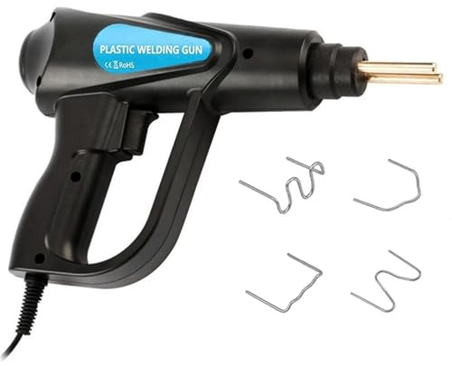 Soudure plastique Outil Carrosserie Agrafeuse à chaud 70 W pour plastique PVC, pistolet à air chaud, machine à souder pour pare-chocs en plastique, fer à souder, outils de garage(Without pliers)