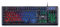 [Amazon Exclusive] DR1TECH Puma Clavier Gamer Ergonomique Et Rétro-Éclairé Pour PC - 104 Boutons Avec 6-Key Rollover - Gaming Clavier USB Filaire Et Arc-En-Ciel - Membrane À Effet Mécanique