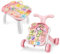 HOMCENT Lauflernhilfe für Mädchen, Laufhilfe Baby, Verstellbarer Baby Speed Walker Schiebe Walker, Früherziehungs Aktivitätszentrum im Sitzen und Stehen, Rosa