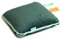 Skoda 6U0084509 Reisedecke Kissen 2-in-1 Fleecedecke Kopfkissen, grün