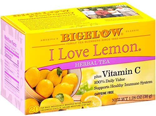 Bigelow J'aime la Tisane au Citron (20 Thé Sacs)