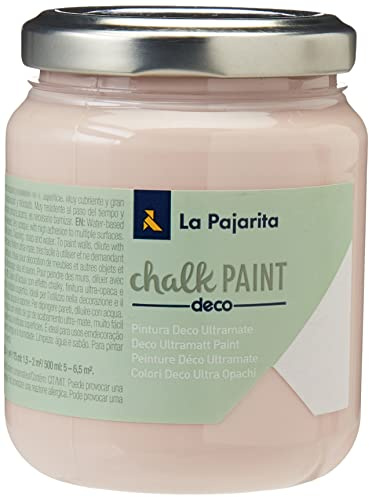 La Pajarita 103337 Pintura para Decoración y DIY, Chalk, 1, Rosa Capricho