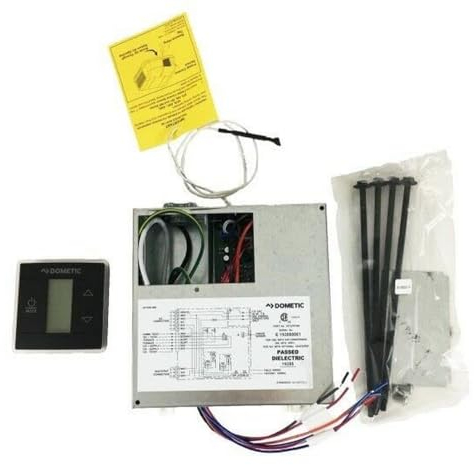 Dometic CT 3316232.710 T-Stat mit Steuersatz (Kühl-/Ofen/Heizstreifen) – Schwarz
