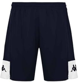 Kappa Short Daggo pour Homme, Bleu/Blanc, XL