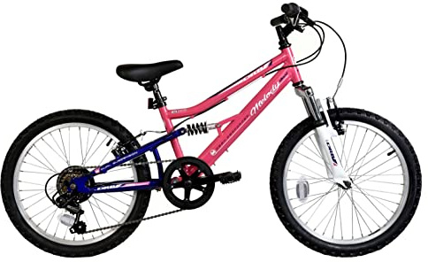 Dallingridge Melody 20 Girls Full Suspension Mountain Bike - Pink/Blue