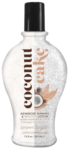 Brown Sugar Coconut Cake Tanning & Red Light Lotion, 7.5 Fl Oz