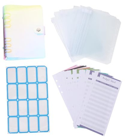 EXCEART Modischer Notizblock in Pvc-bindergröße Budgetplanungshandbuch Notizblock Mit Losen Blättern