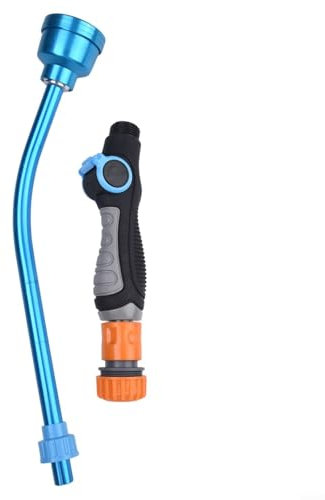 HEBEOT Herramienta de riego de lanza de pulverización con 1000 agujeros, manguera de jardín desmontable con juntas dobles antifugas para cestas colgantes y plantas