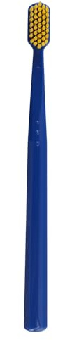 Cepillo de dientes VED ProCura Ultra Soft: Cepillo de dientes manual suave para adultos con cerdas supersuaves para dientes y encías sensibles. (DARK BLUE)