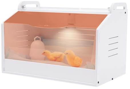 Incubadora Automática, Caja De Cría De Pollitos, Para 20 Huevos, Con Lámpara De Calor Y Termómetro, Incubadora De Huevos, Adecuado Para Incubación Pollitos, Cachorros, Gatitos, Pájaros, etc