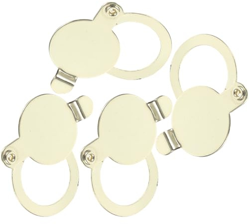 Vaguelly 4 pièces Couvercle de Porte Bœuf Cuivre Protection Intimité Anti-regards pour Porte Appartement Résistant Corrosion et Usure