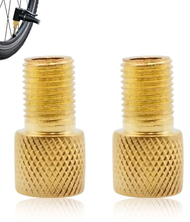 MenYiYDS 2 pièces Adaptateur de Pompe à Vélo – embout pompe vélo, Adaptateur Valve de Vélo DV AV SV, Velo Pompe Valve Connecteurs, Adaptateurs d'aiguille de Pompe à Bille/Pompe à air/Compresseur (B)