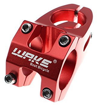 CYSKY 31.8 Bike Stem 45mm Mountain Bike Stem Short MTB Stem Bike Handlebar Stem for Most Bicycle BMX MTB Road Bike (Red)