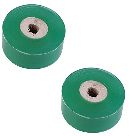 2 Rolle Veredelungsband Pflanze Band Pfropfband Dehnbare Band Floristik Selbstklebendes, Feuchtigkeit Barriere Pflanze Reparatur Transparent Band für Pflanzen Blumen Obstbaum, 100mx3cm