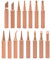 Saipor 15 Stück Reines Kupfer Lötspitzen Set 900M Lötspitze Ersatz Bleifrei Lötstation Tool für Hakko, TENMA, ATTEN, Quick, Aoyue, Yihua lötkolben